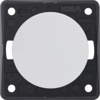 Berker 936562509 SCHUKO stopcontact 1-voudig IP44 wit inbouw