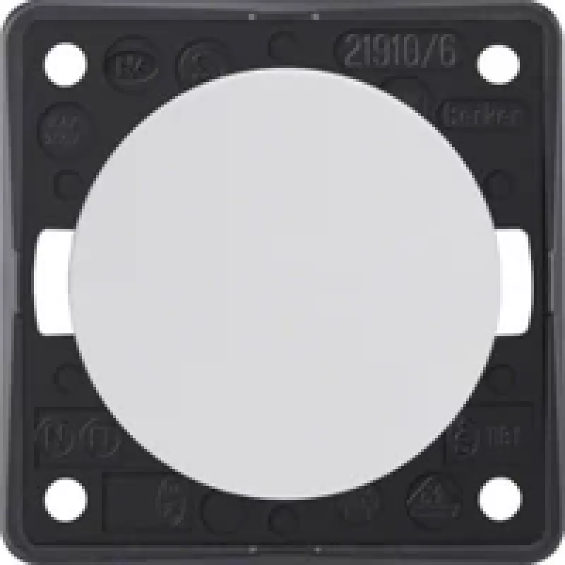 Berker 936562509 SCHUKO stopcontact 1-voudig IP44 wit inbouw