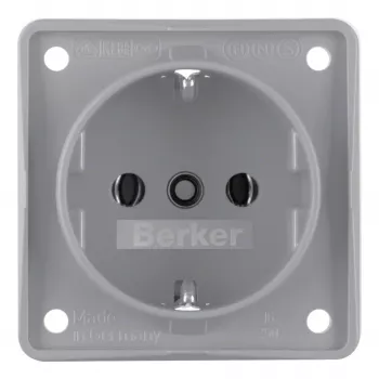 Berker schuko-stopcontact 941852506 matgrijs