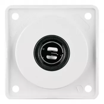 Berker 945172509 Integro stopcontact 12V polarwit glanzend