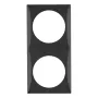 Berker afdekraam 2-voudig zwart glanzend S.1/B.3/B.7 918262510