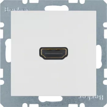 Berker 3315438989 HDMI-inzet, wit