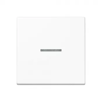 JUNG A 101 KO5 WW wip 1-voudig F10 met lichtgeleider, duroplast, serie A, alpine wit