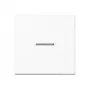 JUNG A 101 KO5 WW wip 1-voudig F10 met lichtgeleider, duroplast, serie A, alpine wit