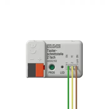JUNG KNX drukknopinterface 2-voudig Secure 400021SE