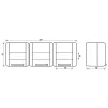 JUNG SCHUKO-stopcontact 3-voudig 16A 250V 8230 NAW alpine white
