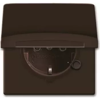 Busch-Jaeger Allwetter 44 CEE 7/3 stopcontact 2P+E IP44 bruin 250V 16A opbouw