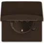 Busch-Jaeger Allwetter 44 CEE 7/3 stopcontact 2P+E IP44 bruin 250V 16A opbouw