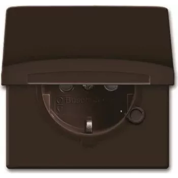 Busch-Jaeger 2064-0-0291 Schuko-stopcontact CEE 7/3 2P+E IP44 bruin 250V 16A opbouw