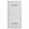 Striebel & John UK648MV Media VT UP patch panel 4 rijen geventileerd transparante deur wit
