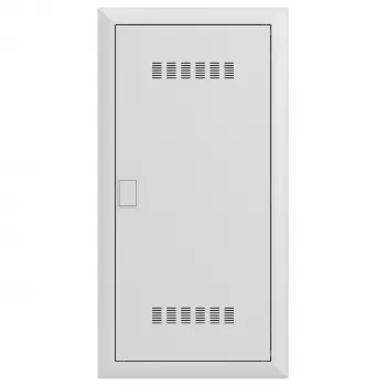 Striebel & John UK648MV Media VT UP patch panel 4 rijen geventileerd transparante deur wit