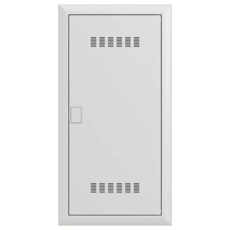 Striebel & John UK648MV Media VT UP patch panel 4 rijen geventileerd transparante deur wit