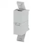 Striebel & John ZED45U RJ45 dubbel stopcontactmodule, Cat.6, ongeïsoleerd, zuiverwit