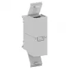 Striebel & John ZED45U RJ45 dubbel stopcontactmodule, Cat.6, ongeïsoleerd, zuiverwit