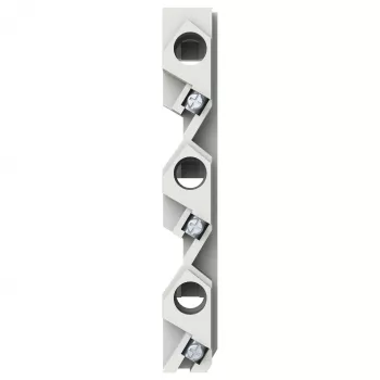 ABB ZE60 zekeringblok 2CPX061045R9999 zekeringhouder 1-polig 32A 690V AC 10x38mm grijs