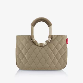 Reisenthel loopshopper M Frame Rhombus boodschappenmand olijf (OS5047)