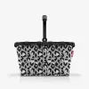 Reisenthel Carrybag Frame Leo Nero boodschappenmand 22L zwart luipaard