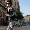 Reisenthel Carrybag Frame Leo Nero boodschappenmand 22L zwart luipaard