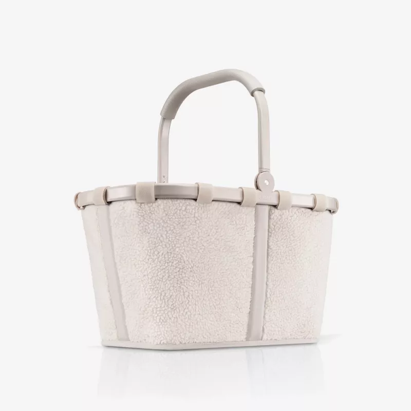 Reisenthel Carrybag Teddy Sand (BK1042) - boodschappenmand, 22L, gerecycled polyester