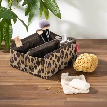Reisenthel Necessaire Fold Case toilettas beige/zwart (MN6048)