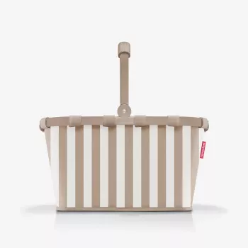 Reisenthel Carrybag Summerstripes Coffee boodschappenmand 22L