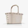 Reisenthel Carrybag Summerstripes Coffee boodschappenmand 22L