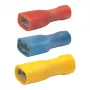 Klauke 720V volledig geïsoleerde platstekkerhuls 6,3 mm x 0,8 mm rood 1 stuk