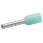 Klauke 168TL geïsoleerde adereindhuls - 0,34 mm² - AWG 22 - vertind - turquoise - polypropyleen