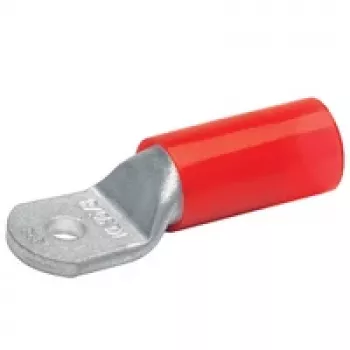 Klauke 605R12 geïsoleerde buiskabelschoen, 35 mm², M12, rood, vertind koper, recht, polyamide
