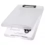 MAPED The Clip Klembord H2532010 DIN A4 doorschijnend wit kunststof