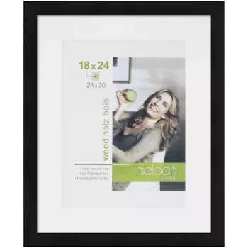 NIELSEN DESIGN Apollon Zwart 24x30 Houten fotolijst 8988006