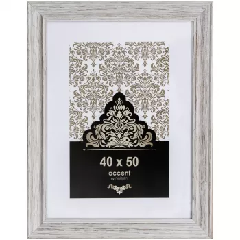 NIELSEN DESIGN Accent Vintage Fotolijst 40x50 cm hout wit 3241001
