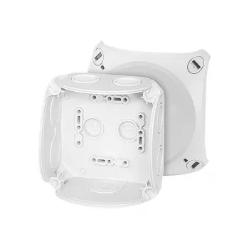 HENSEL DK 0400 G kabelaftakkast, grijs (RAL 7035), zonder klemmen