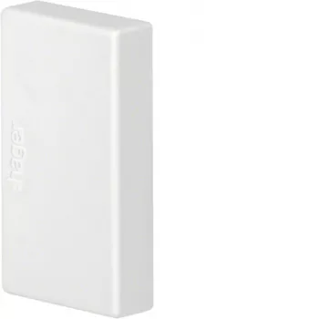 Hager LFF2003569016 eindstuk verkeerswit (RAL 9016) voor tehalit.LFF kabelgoot 20x35 mm