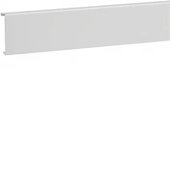 Hager SL2008029016 plintgoot afdekking, PVC, 20x80 mm, verkeerswit