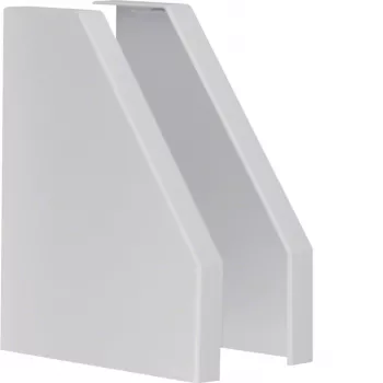 Hager eindkap voor kabelgoot RK 230 L 2320, lichtgrijs, paar