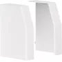 Hager eindkap voor kabelgoot RK 110, 110x60mm, zuiverwit (RAL 9010), paar