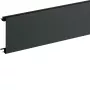 Hager BR08029011 plintgoot afdekking PVC voor BR 80mm grafietzwart