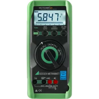 GMC Instruments METRAHIT 2+ digitale multimeter 6000 digits True RMS CAT III 600V / CAT II 1000V
