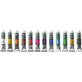 LUKAS Tempera verf gesorteerde kleuren 12 x 19 ml
