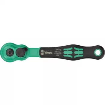 Wera 8010 A Zyklop Comfort ratelkop 1/4 inch aandrijving