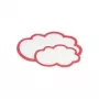 HOLTZ OFFICE SUPPORT magnetoplan moderatiekaarten Cloud Large, 620 x 370 mm, wit/rood (111152004)