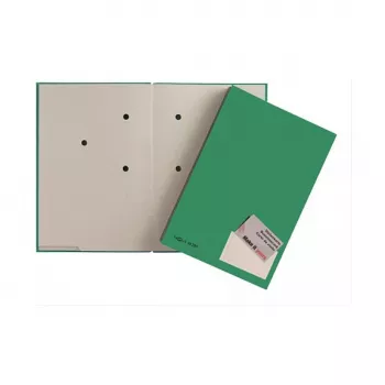 PAGNA presentatiemap A4 karton groen satin staand formaat 24205-03