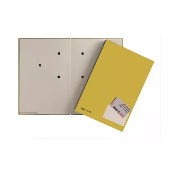PAGNA Signature map A4 geel 1 vak visitekaarthouder 240x310 mm