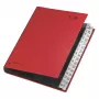 PAGNA bureau-organizer 32 vakken - A4 - karton - rood - staand formaat - 340 mm - 40 mm