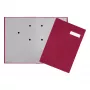 PAGNA Signature map 20 vakken - A4 - karton - rood - wit - staand formaat - 240 mm - 25 mm