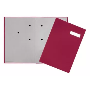 Pagna 24191-11 hefboomordner - A4 - 80 mm rugbreedte - rood - met stof beklede karton - staand formaat