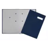 Pagna Classic hefboomordner A4 80 mm blauw stofbekleding