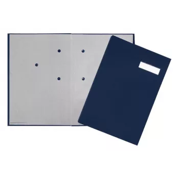 Pagna Classic hefboomordner A4 80 mm blauw stofbekleding