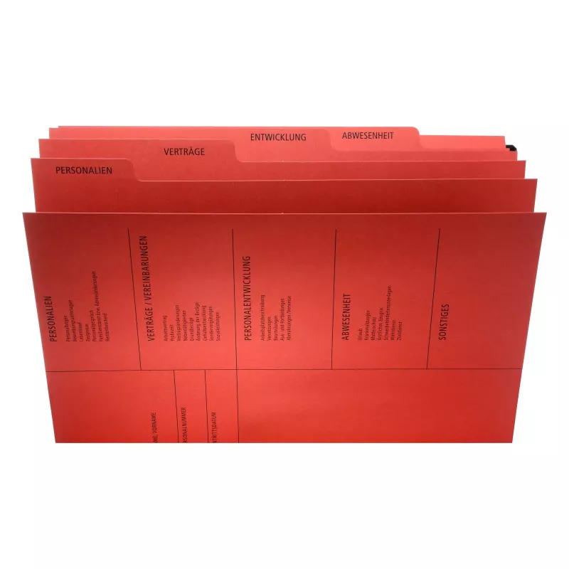 PAGNA 44105-01 ordner conventioneel - A4 - karton - rood - 3 kleppen - 245